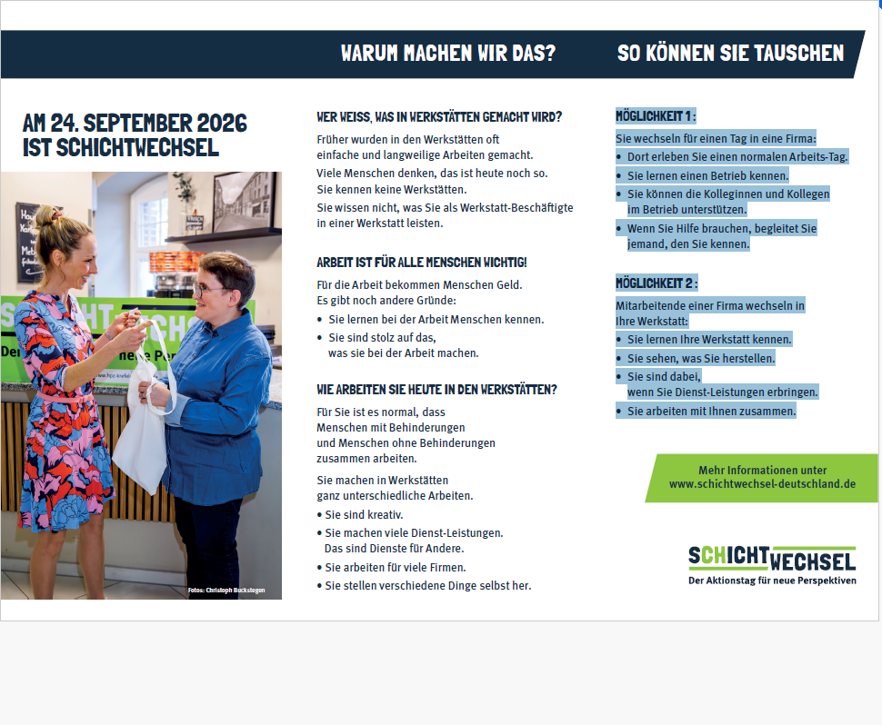 Bild Schichtwechsel